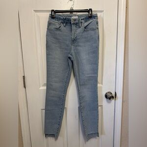 Good American Light Blue Skinny Jeans